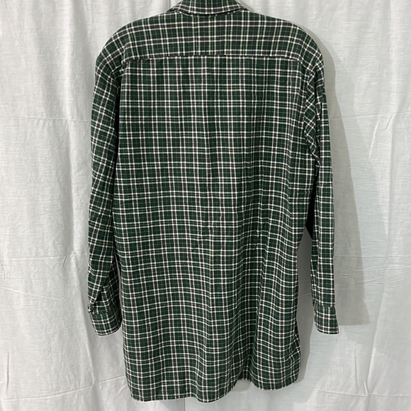 Burnside Green Button-Front Flannel - Picture 4 of 4